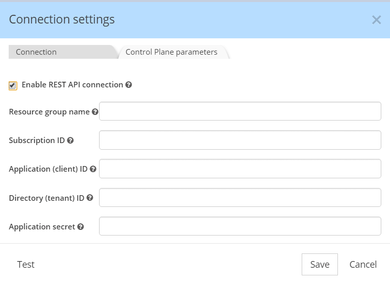 CosmosDB Data Plane dialog