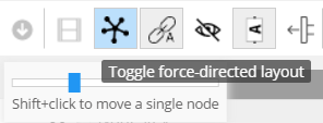 Graph shapes - toggle force-directed layout