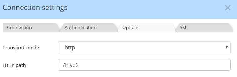 Hive - HDInsight - http transport