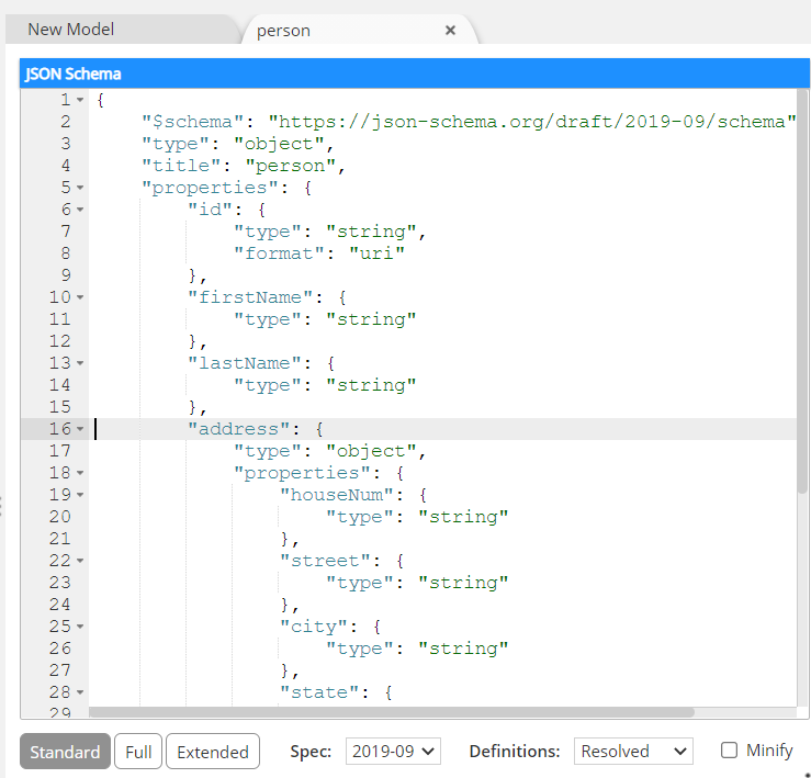 How-to defs JSON Schema preview resolved