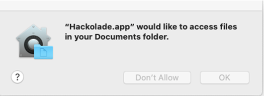 Mac - access to Documents folder