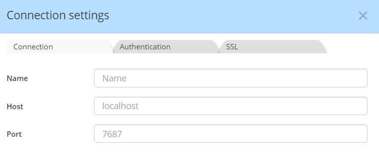 Neo4j connection settings