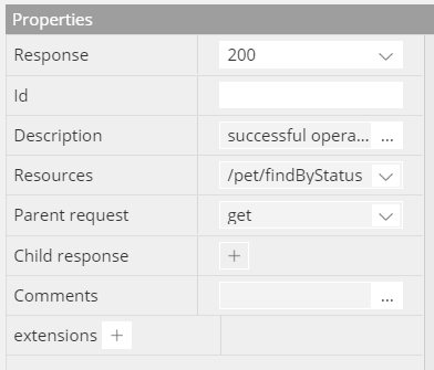 OpenAPI - Response properties