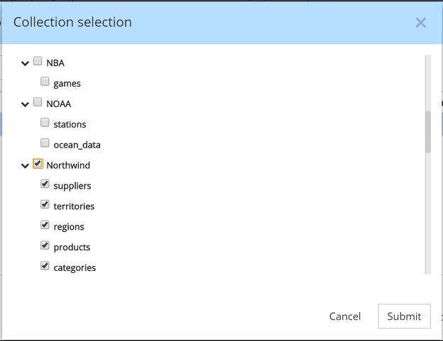 Reverse-Engineer MongoDB Collection selection