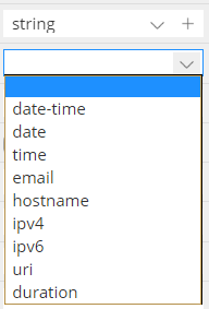 EventBridge Schema Registry data types - string