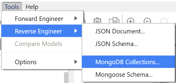 Tools  Reverse-Engineer  MongoDB Collection